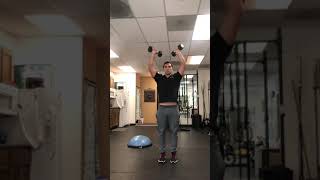 Dumbbell Curl to Press