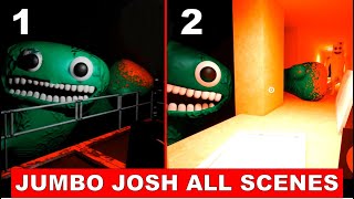 Jumbo Josh ALL SCENES Garten of Banban 2 VS GARTEN OF BANBAN 1