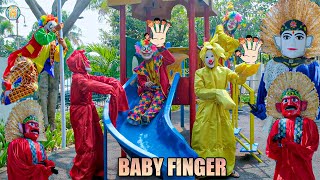 BADUT ULANG TAHUN - ONDEL ONDEL DAN POCONG MAIN PEROSOTAN | LAGU BABY FINGER REMIX TERBARU~