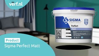 Sigma Perfect Matt | Geen strepen, geen stress | Verf.nl