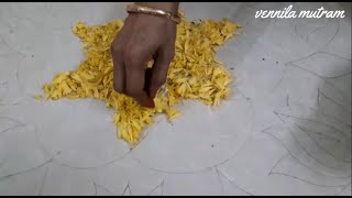 Navaratri Kolam || Poo kolam || lotus kolam