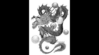 Азіатський дракон Asian dragon Naga ДРАКОН малювання крок за кроком.Tutorial how to draw DRAGON