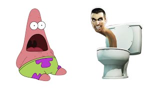 Patrick meets Skibidi ￼toilet ￼