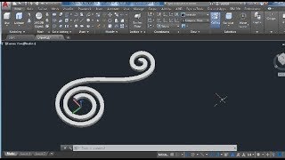 AutoCAD. Завитушка