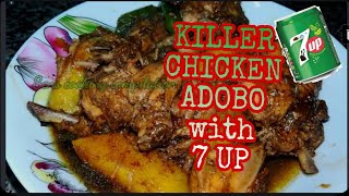 CHICKEN ADOBO WITH 7 UP//KILLER ADOBONG MANOK //SENS COOKING COMPILATION