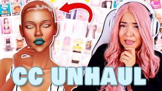 SIMS 4: LETS DO A CC UNHAUL!!