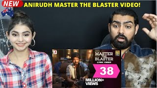 Master - Master the Blaster Lyric Video Reaction | Thalapathy Vijay | Anirudh Ravichander BGM |