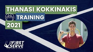 Thanasi Kokkinakis Training & Interview ahead of 2021 Australian Open