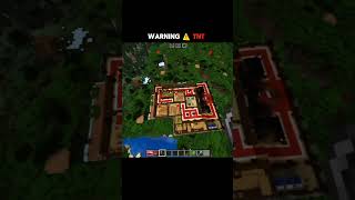 Minecraft Warning Moment ⚠️😱 #shorts #minecraft