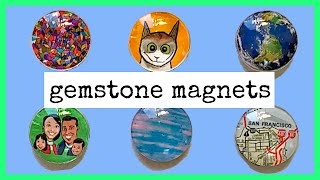 🧲 How to Make Magnets with Cabochons