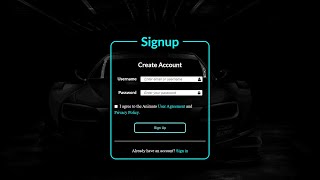 Create Animated Login Form using HTML, CSS & JavaScript