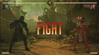 Mortal Kombat 1 Noob Saibot vs Sektor (Very Hard)