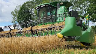 COMBINING IN JULY!!! Harvest Has Officially Started!!!(Harvest #1)