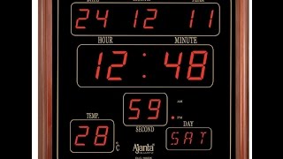 Ajanta LED Digital Wall clock OLC-106-DX user review