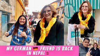 My German 🇩🇪 Friend Is Back In Nepal 🇳🇵 || Met Her After 5 Years ||