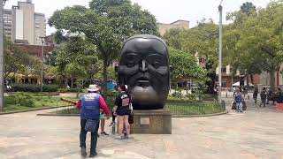 El parque Botero en Medellín, Colombia