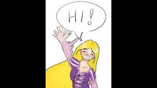 HIIII Rapunzel animation!! watch more animations on @annasartheloise  #disney #rapunzel #goviral