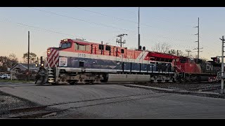 11/14/2023 CN 3115, CN 8901, NB Mukwonago,WI @TrainswithAndy