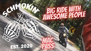 Schmokin' Cafe ride via Mac Pass with awesome people - Kawasaki GTR1400