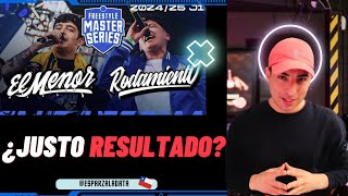 REACCIÓN PRIMERA FECHA | EL MENOR VS RODAMIENTO I #FMSCHILE 2024 - J1 Temporada 5 | Urban Roosters