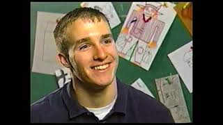 Famous QB Drew Brees Visits a 2nd Grade Class at a Local School While at Purdue (1998) - ESPN