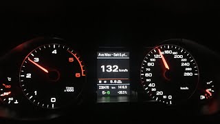 Audi A4 B8 2.0tdi 143hp acceleration 0 - 150km/h