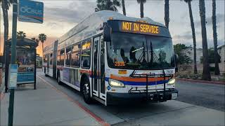 OCTA Route 29A: 2013 New Flyer XN60 #7608!