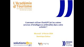 Comment utiliser ChatGPT (et les autres services d’intelligence artificielle) dans votre activité ?