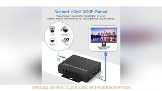 ☑️ Sale 75% Off 4k Full HD Video converter AHD to HDMI CCTV Camera 5MP TVI Camera  For CCTV Camera