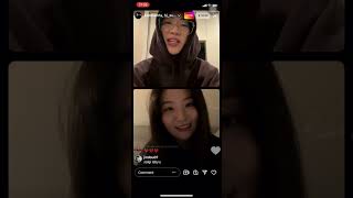 Bam Bam and Seulgi Instagram Live IG Live