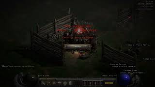 Diablo 2 Resurrected cows insta death.