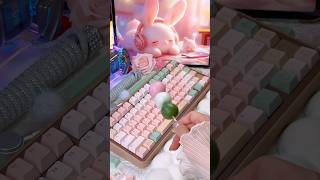 We Made Our Own Keycaps | @mechbunni  x ​⁠@strawberryjam1986 🍡Sweet Dango 🍡