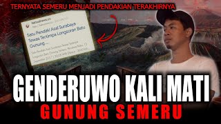 HANYA TINGGAL KENANGAN || PENDAKIAN MISTIS GUNUNG SEMERU - GENDERUWO KALIMATI