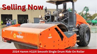 2014 Hamm H11IX Smooth Single Drum Roller | Online Auction November 22nd | bidadoo