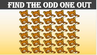 Find the odd one out|Find the difference|Spot the odd one out