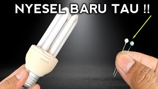 MENYESAL BARU TAHU 🔥🔥Trik Termudah Perbaiki Lampu Philips Mati Total