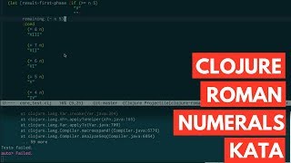 Clojure Roman Numerals Kata