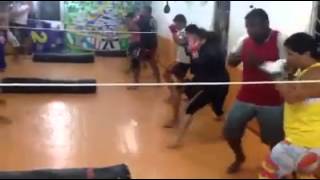 Só palhinha treino MMA FASUB Luta-Livre Osss