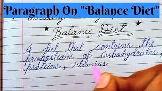 Essay on Balance Diet in English ||  English Essay || Definition of Balanced Diet |Pitu Ki Pathshala