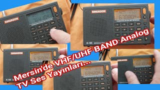 UHF / VHF YEREL ANALOG TV SESLERİ TESTLERİ