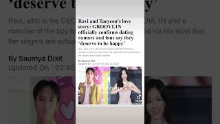 Ravi and Taryeon are dating each other