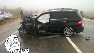 New MERCEDES BENZ CRASH Compilation - Best Mercedes Accident ML E CL CLS S GL