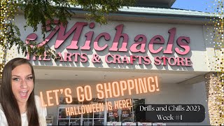 #DrillsandChills2023 Week One 🎃 || Let’s go to Michael, Joann’s, & Hobby Lobby looking for kits!