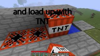 Minecraft Tutorial : Extremely Powerful TNT Cannon - Amazing!