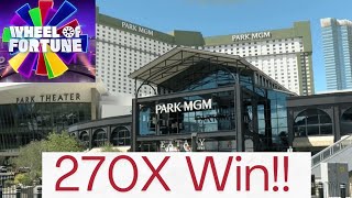 Massive 270x My Bet Win on Wheel Of Fortune!