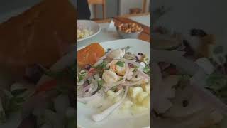 La casa del ceviche es un lugar chico pero rico. #coidamarina  #comidaperuana #sudado   #inkacola