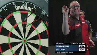 SEMI - FINAL | Luke Littler vs Stephen Bunting | Players Championship 24 2024 🎯