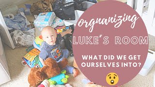 #CLEANWITHME ORGANIZING A 9 MONTH OLD'S ROOM - SHOCKING TRANSFORMATION! COLLAB VIDEO W/ ASHNA PATEL!