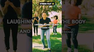 Stress Fact: Laughter Relieves Stress 😄✨#shortsfeed #factsshorts #viralvideo #trending #shorts