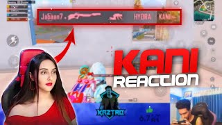 HYDRA KANI Reaction AFTER MY CROSSBOW SHOT 🥰🔥 @KaniGamingg 🤍 BGMI | Samsung,S10,S20,S21,S22,S23